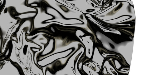 Poster - Chic Simplicity: Brushed Metal Plate Background Enhances Minimalist Designs