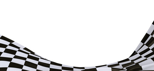Poster - grid abstract background chess checkered flag finish line victory 3d rendering