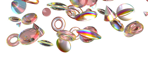 Poster - Glittering gold  confetti png. Glittering gold