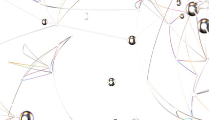 Poster - Futuristic wave, Futuristic data stream