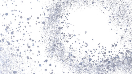 Poster - Abstract background with silver glitter particles. Perfect for festive designs, cards, and more.