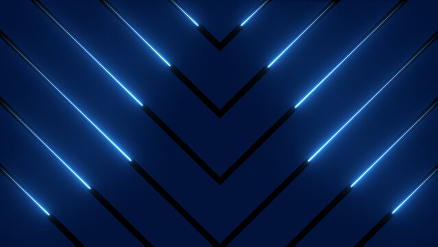 illustration of glowing neon red lines background 4k resolution illustration . on a black background. and creating a stunning illustration .4k illustration 