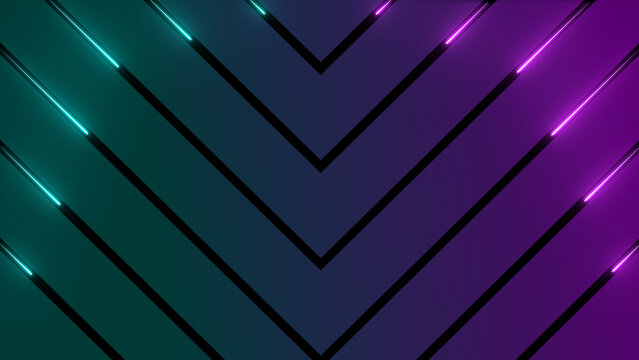 illustration of glowing neon red lines background 4k resolution illustration . on a black background. and creating a stunning illustration .4k illustration 