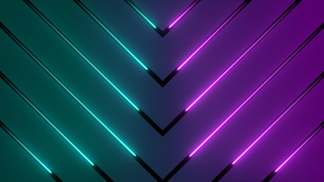 illustration of glowing neon red lines background 4k resolution illustration . on a black background. and creating a stunning illustration .4k illustration 