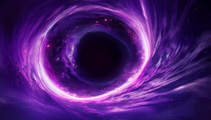 Wall Mural - cosmic wormhole in purple hues wallpaper background