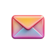 Poster - Email Icon Communication Newsletter Digital Messaging System Notification on transparent background