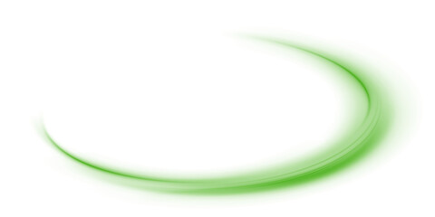 Wall Mural - green glowing light trail vector . green line effect, winding green path, wave , curved energy vorte