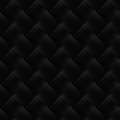 Poster - Geometrical circle pattern background - abstract black and white vector design
