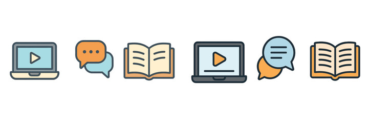 Poster - Educational resources for online learning using videos and interactive content during remote study sessions