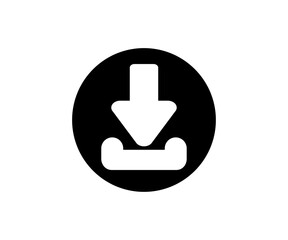 Poster - Download icon. Software download icon vector design and illustration.
