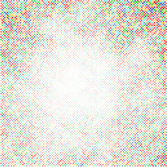 Poster - Background of spots colorful halftone design