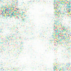 Poster - Background of spots colorful halftone design