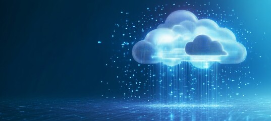 Poster - Advanced Connectivity Technologies Network Infrastructure Cloud Solution Illustration