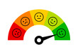 © ValGraphic - Excellent feedback rating scale meter