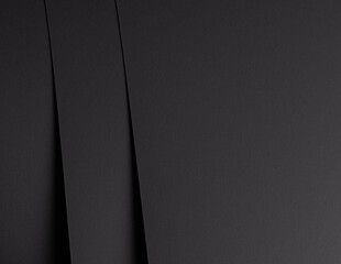 Poster - Texture with black backdrop. Dark shadow space, deep elegant surface. Minimalistic modern style.