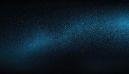Poster - Blue grey and black gradient abstract grainy background
5