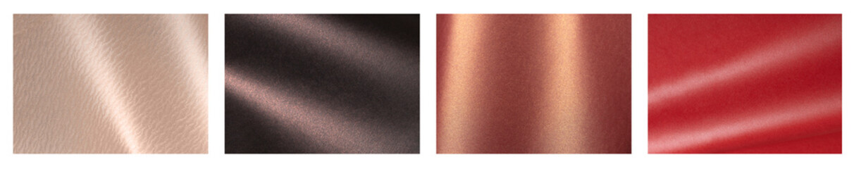 Poster - Texture with glossy surface, elegant red brown beige gradient, shiny pearlescent wave effect,