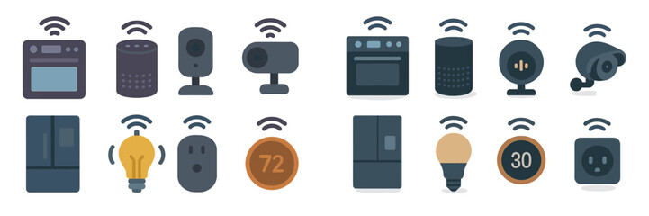 Poster - Smart home devices displayed in various designs and functionalities for modern living