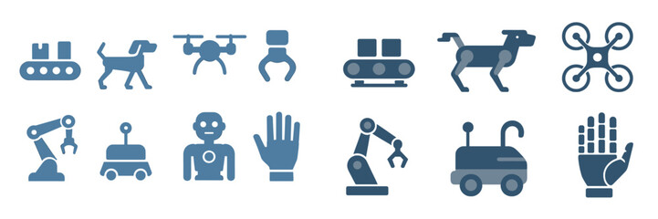 Poster - Exploring various robotic devices including drones and robotic arms in an innovative technology showcase event