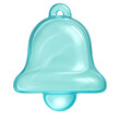 © Piyush - 3D Transparent Glass Bell Icon, Notification Alert Symbol, Digital Alarm, Message Alert for Websites, App Interface, and Web Design, Modern Digital Notification Concept
