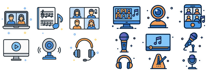 Poster - Online music education tools for interactive learning and collaboration during virtual classes