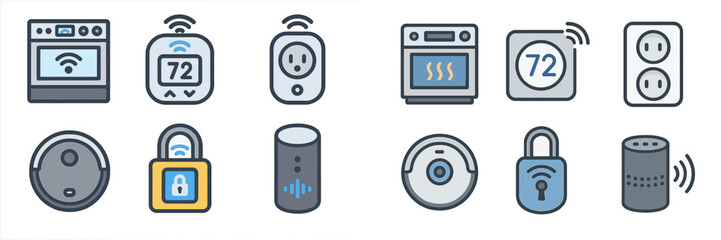 Poster - Smart home devices for modern living with convenience and connectivity features