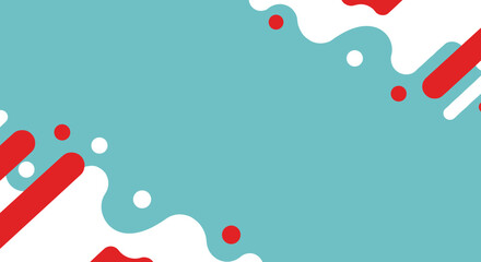 Poster - Abstract geometric background vector illustration for modern design in flat style