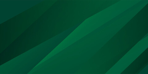Fototapete - Green abstract geometric shapes background. Eps10 vector