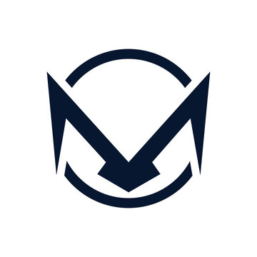 Modern Cat Logo Icon Design with Letter M Integration for Business Branding