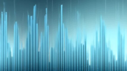 Poster - Abstract Blue Geometric Lines Pattern on Gradient Background For Creative Art