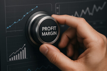Poster - Adjusting financial controls to optimize profit margin reflects strategic efforts to improve business growth and performance trends