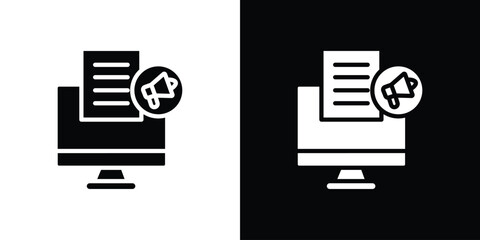 Content marketing icon vector design element vector eps 10