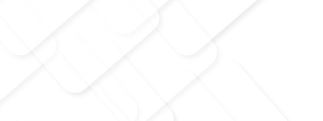 Fototapete - Modern white and gray technology concept diamond triangle geometric line background. white abstract gradient geometric background. white abstract design background template.	
