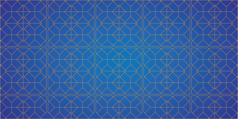 Poster - Seamless Art Deco Geometric Pattern in Black and Gold, Luxury Fish Scale Line Texture Background. Elegant Golden Art Deco Seamless Pattern, Thin Curved Line Grid with Modern Lattice Design.