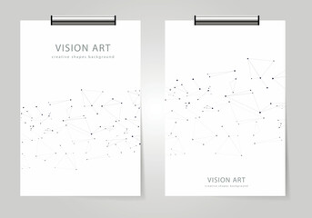 Poster - Vector connect lines and dots