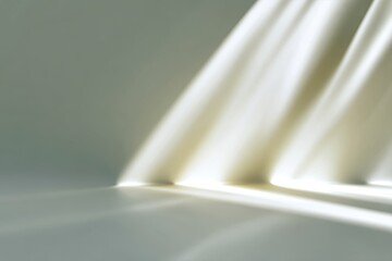 Wall Mural - elegant off-white gradient background with clean light source