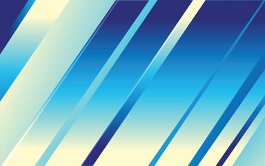 Leinwandbilder - Abstract geometric background. Diagonal lines on blue background. Gradient light blue. 2D illustration.