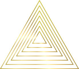 Poster - Luxury Golden Geometric Lines. ,Abstract Gold Frames and Patterns