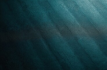 Poster - Dark teal leather texture background with pattern. Abstract luxury design surface. Leatherette material with grain. Blue-green color, dark tone. Soft, rough textile. Fashion background, backdrop.