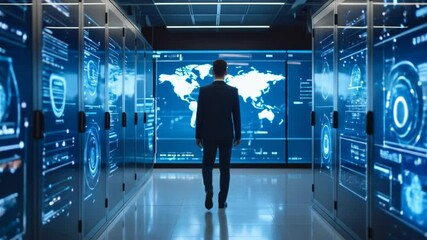 Data Center Walkthrough: Global Network Security Management and IT Infrastructure