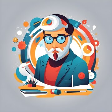 people icon ingenious vector illustration