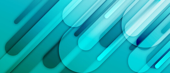 Fototapete - Modern geometrical abstract illustration with sticks