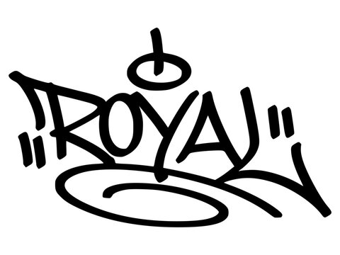 Graffiti tag text 