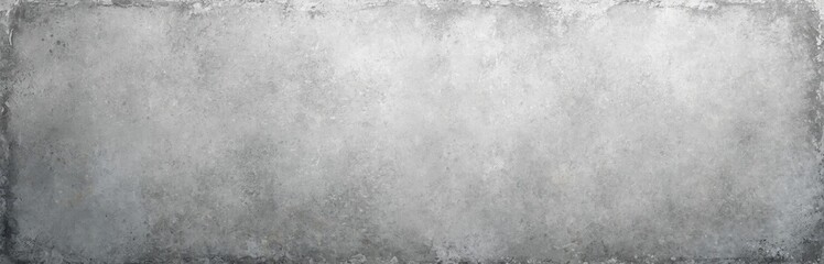 Poster - Panoramic concrete texture background, grey white color. Grunge stone cement weathered surface wall banner. Empty copy space for construction design projects, top view, long format