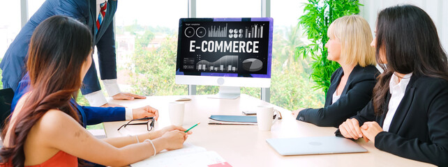 Poster - E-commerce data software provide modish dashboard for sale analysis to the online retail business