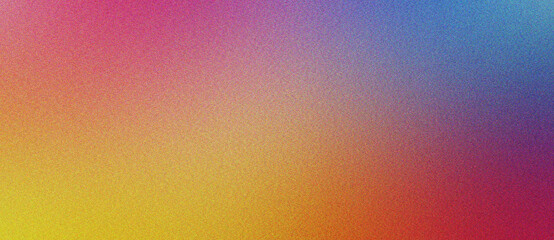 Wall Mural - yellow, pink and blue Gradient noise texture smooth background design for minimalist visuals and digital creative layouts