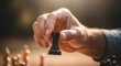 © AC's Inspired Images - Close-up of a hand holding a chess piece, symbolizing strategic thinking, leadership, and decision-making in business or competition