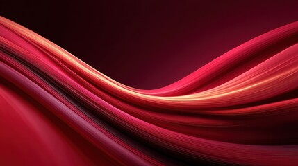 Aufkleber - Abstract swirl of white and crimson colors creating a flowing, elegant, artistic and modern design on a dark crimson background for creative projects