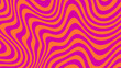 © hiten666 - Abstract groovy vector background with vibrant orange and fuchsia curved lines. Seamless wavy texture for modern graphic design.
