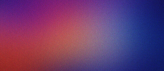 Poster - blue, brown and indigo gradient soft noise texture background with faded grain effect and blurred ov
